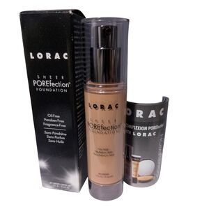LORAC Sheer POREfection Liquid Foundation Discontinued Rare PS6 Medium Tan